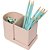 Acessório para Mesa Organizador Compact Rosa Antigo 4 Peças KIT - Imagem 1