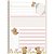 Caderno 1X1 Capa Dura Capycuties 80 Folhas (pacote com 4) - Imagem 4