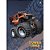 Caderno Brochura 1/4 Capa Dura Power TRUCK 80 Folhas Pacote com 5 - Imagem 2