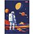 Caderno Brochura 1/4 Capa Dura Spacefly 80 Folhas Pacote com 5 - Imagem 4