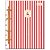 Caderno Argolado CHERRY Lovers com 6 Divisórias 80 Folhas - Imagem 1