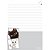 Caderno Argolado Cute CAT com Elástico 4 Capas 80 Folhas - Imagem 8