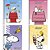 Caderno 1X1 Capa Dura Snoopy 80 Folhas FIT Pacote com 4 Unidades - Imagem 3