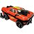 Mochila Infantil com Rodinha Hotwheels NIGHT Shifter Laranj - Imagem 2