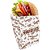 Embalagem para Alimentos Saco Fundo Hamburg 14X13,5X5CM Pacote com 100 - Imagem 1