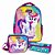 Mochila Infantil com Rodinha Unicornios G Estojo+lancheira KIT - Imagem 4