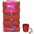 Fitilho 5MMX20M Glitter Vermelho PCT.C/10 - Imagem 1
