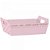 Cesta de Papel Essência Rosa Quartz P 21,5X8X Pacote com 04 - Imagem 1