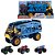 Hot Wheels Monster TRUCKS Veiculo Mudança + 3 Caminhoes - Imagem 2