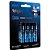 Pilha Alcalina Palito AAA 5 BLISTERSX8UNIDS. Caixa - Imagem 1
