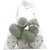 Decoração de Páscoa Ovinhos DEC. VERDE/BRANCO 6CM PCT.C/09 - Imagem 1