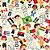 Papel Presente Bobina Couchê 60CM. MOD.111 Criancas Bandeir BO-100MTS - Imagem 1