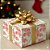 Papel Presente Bobina Couchê 60CM. MOD.206 Rosas Ouro Hexag BO-100MTS - Imagem 3