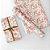 Papel Presente Bobina Couchê 60CM. MOD.206 Rosas Ouro Hexag BO-100MTS - Imagem 4