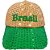 Copa do Mundo Bone Brasil Lantejoula - Imagem 1