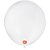 Balão 7 Liso Redondo Branco Polar PCT.C/50 - Imagem 1