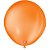Balão 7 Liso Redondo Laranja Mandarim PCT.C/50 - Imagem 3