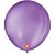 Balão 7 Liso Redondo Roxo Ametista PCT.C/50 - Imagem 1
