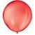 Balão 7 Liso Redondo Vermelho Quente PCT.C/50 - Imagem 3