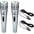 Microfone KIT 2UND C/FIO 2,5M Sortido - Imagem 2