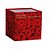 Cachepot Paper Decorado Pote 15 BLANC Quadrado Pacote com 10 - Imagem 1