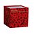 Cachepot Paper Decorado Pote 15 Scarlet Quadrado Pacote com 10 - Imagem 3