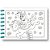 Livro Infantil Colorir Cute e COMFY Bluey - Imagem 3