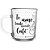 Caneca de Vidro TE AMO Tanto Quanto Cafe 220ML KIT com 02 - Imagem 3