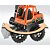 Trator Heavy WORK Escavadeira 29X18CM - Imagem 3