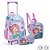 Mochila Infantil com Rodinha SEREIA/UNICÓRNIO Lanc+est Sortidos KIT - Imagem 1