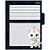 Caderno Argolado Cute CAT ELAS+FICHAS+DIV.80F Sortidos - Imagem 2