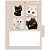 Caderno Argolado Cute CAT ELAS+FICHAS+DIV.80F Sortidos - Imagem 3