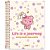 Caderno 10X1 Capa Dura LOVVY 160 Folhas Pacote com 04 - Imagem 5