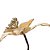 Artigo para Decoração Natal FLOR Poinsetia Ouro 12CM Pacote com 12 Unidades - Imagem 2