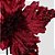 Artigo para Decoração Natal FLOR Poinsetia Vinho Glitter Pacote com 12 Unidades - Imagem 3