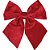 Artigo para Decoração Natal Laço 24X20CM Vermelho Veludo Molhado - Imagem 1