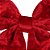 Artigo para Decoração Natal Laço 24X20CM Vermelho Veludo Molhado - Imagem 3