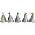 Acessório para Cabelo Mini Chapéu FURTA-COR Pompom Sortidos Pacote com 10 - Imagem 1