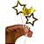 Artigo para Decoração Estrela Topper Dourado Pacote com 10 - Imagem 3