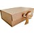 Caixa para Presente com Tampa Rigida DOBR. KRAFT 20X18X8CM - Imagem 1