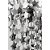 Cortina para Decoração Metalizada Estrela Prata 1X2M - Imagem 1