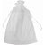 Saco de Organza Branco 25X35CM Pacote com 10 - Imagem 3