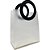 Sacola para Presente Lisa PVC TRANSP/PRETA 16X8X18,5CM Pacote com 10 - Imagem 2
