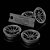 Hot Wheels BRICK SHOP Elite Toyota Supra 1:16 824PC - Imagem 10