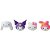 Borracha Decorada Hello KITTY 3D 4 Modelossurpresa Display com 12 - Imagem 2