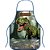 Avental Escolar Decorado Raptors com Bolso - Imagem 3
