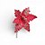 Artigo para Decoração Natal FLOR Poinsetia VM/OURO Glitter Pacote com 12 - Imagem 3