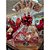Cesta de Papel Magia de Natal G 28,5X20X9CM Pacote com 04 - Imagem 3