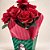 Poli Sujinho Decorado 49X69CM Doce Natal Vermelho Pacote com 50 - Imagem 2
