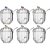 Utensílio Doméstico Acucareiro Butterfly 200ML Sortidos - Imagem 1